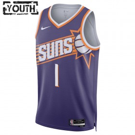 Dres Phoenix Suns Devin Booker Nike 2023-24 Icon Edition Ljubičasta Swingman - Dječji